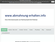 Tablet Screenshot of abmahnung-erhalten.info